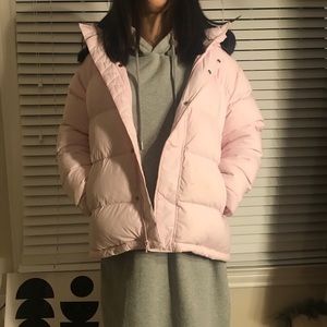 aritzia super puff baby pink❤️❤️❤️